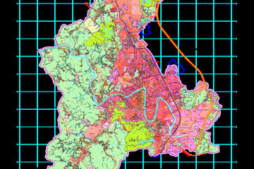 Bản đồ quy hoạch sử dụng đất thành phố Lạng Sơn đến 2030